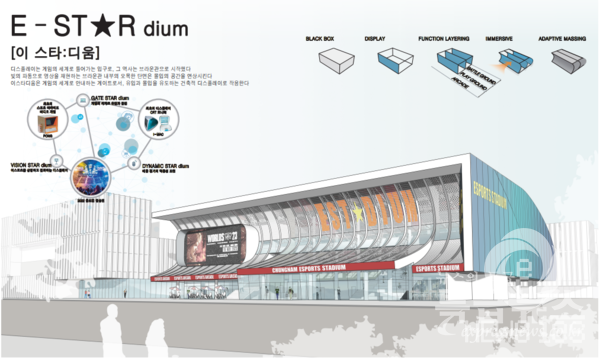 “충남 e스포츠 상설경기장 설계 공모” 당선작 선정